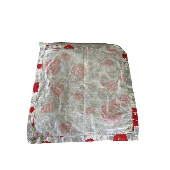 KATE Spade Garden Rose red and gray cloth napkins x2 - Picture 2 of 5
